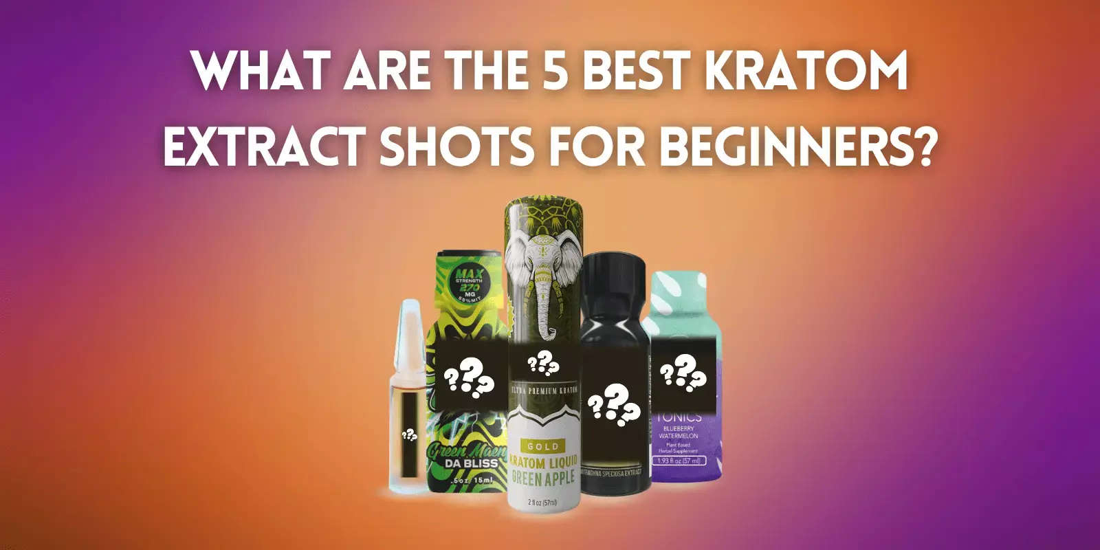 5 Best Kratom Extract Shots For Beginners